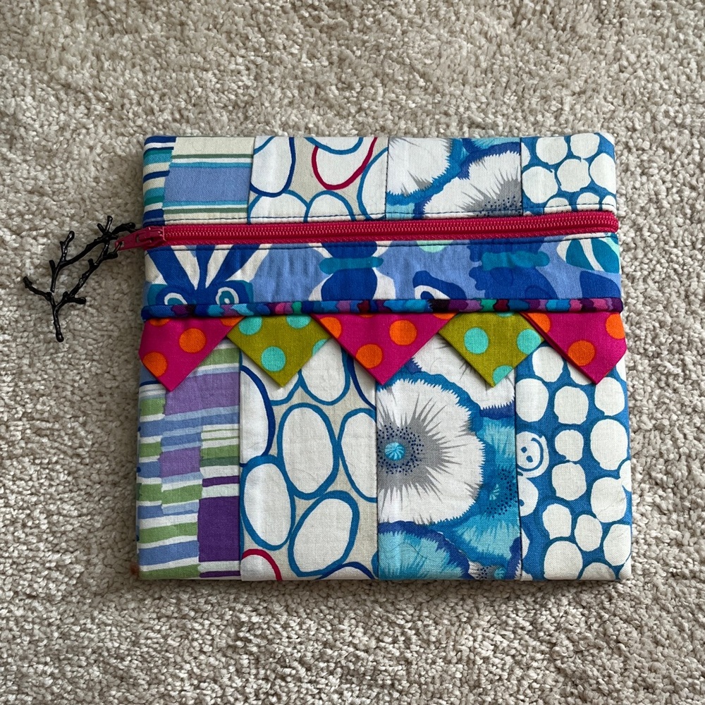 Floral Patchwork Cosmetic Bag